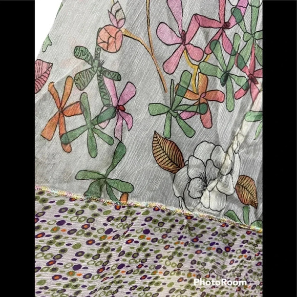 NWT For Love and Liberty 100% Silk Skirt - Picture 6 of 12